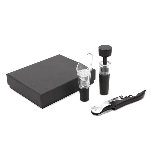 s/c SET DE VINO 3 PCS MERLOT