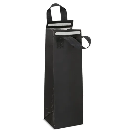 negro BOLSA CONSERVADORA DE FRIO PARA BOTELLA DE VINO “CATA”