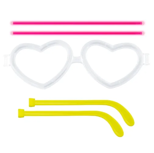 SET GAFAS DE NEON LUV