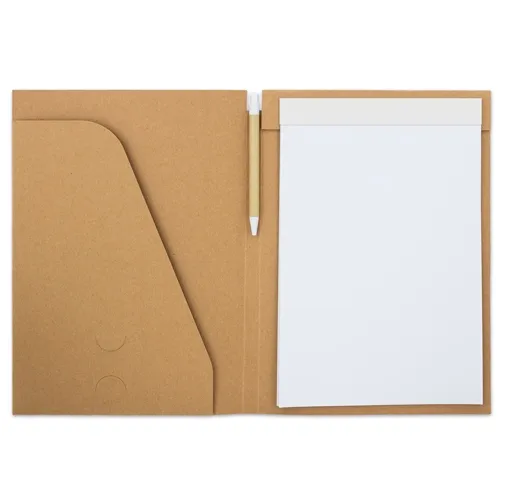 s/c CARPETA CON BLOC Y BOLIGRAFO ECO SEMINAR