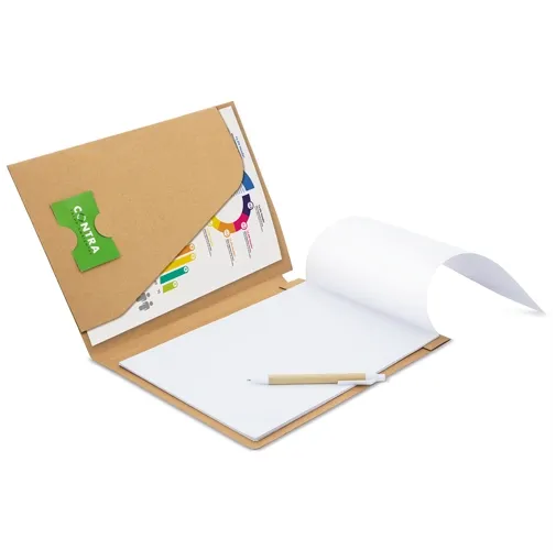 s/c CARPETA CON BLOC Y BOLIGRAFO ECO SEMINAR