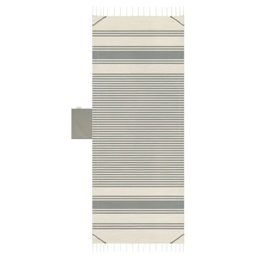 gris BOLSA TOALLA PAREO CUBRE HAMACA CABO ROIG