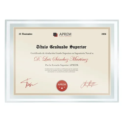 MARCO CRISTAL DIPLOMA A4 BISEL