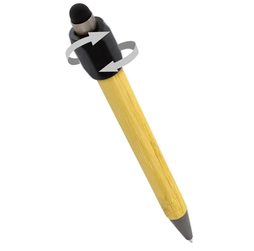 BOLIGRAFO ANTIESTRÉS GIRATORIO DE BAMBÚ GYRO