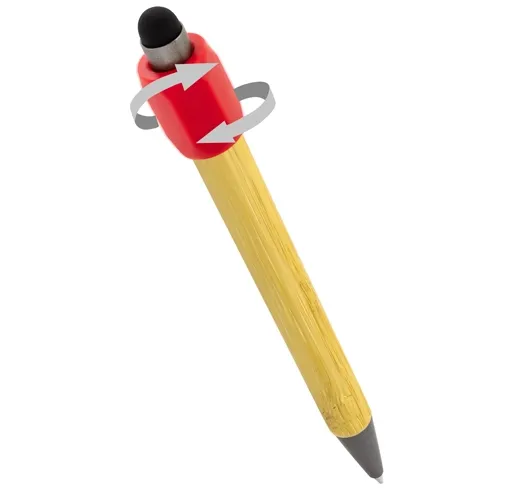 BOLIGRAFO ANTIESTRÉS GIRATORIO DE BAMBÚ GYRO