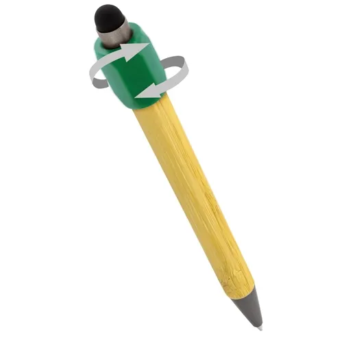 BOLIGRAFO ANTIESTRÉS GIRATORIO DE BAMBÚ GYRO