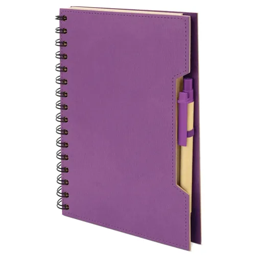 CUADERNO A5 CON BOLIGRAFO ECO GREEN LIFE