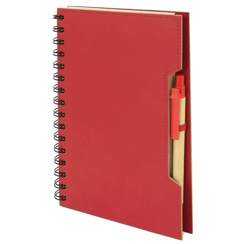 CUADERNO A5 CON BOLIGRAFO ECO GREEN LIFE