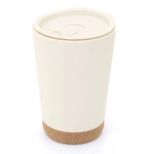 VASO TÉRMICO DOBLE PARED PP/CORCHO 