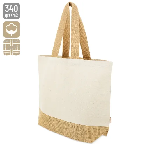 BOLSA DE ALGODÓN Y YUTE MISHA