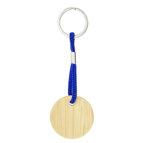 LLAVERO DE BAMBÚ REDONDO 