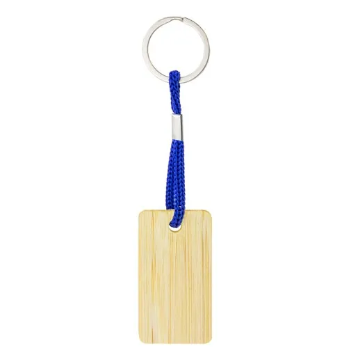 LLAVERO DE BAMBÚ RECTANGULAR YIBIN