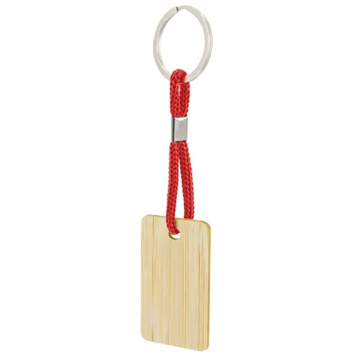 LLAVERO DE BAMBÚ RECTANGULAR YIBIN