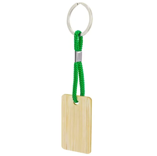 LLAVERO DE BAMBÚ RECTANGULAR YIBIN