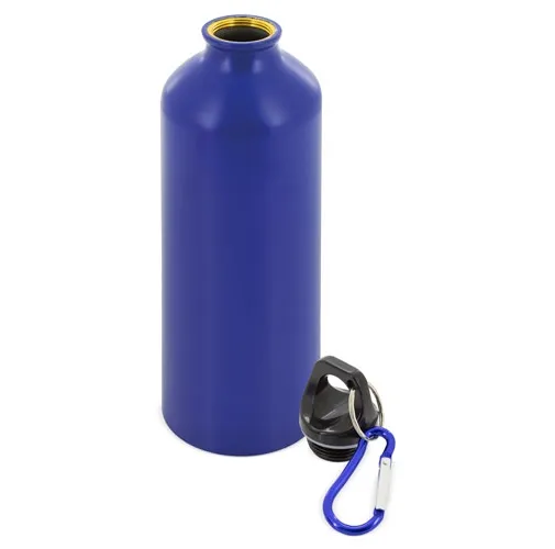azul BOTELLA DE ALUMINIO CON MOSQUETON 800 ml. TUAREG