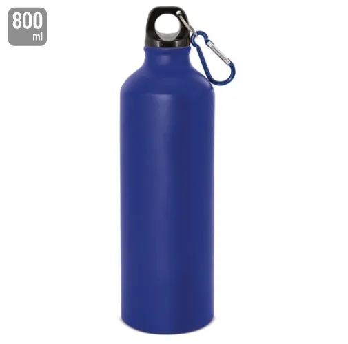BOTELLA DE ALUMINIO CON MOSQUETON 800 ML. 