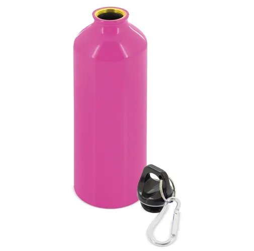fucsia BOTELLA DE ALUMINIO CON MOSQUETON 800 ml. TUAREG