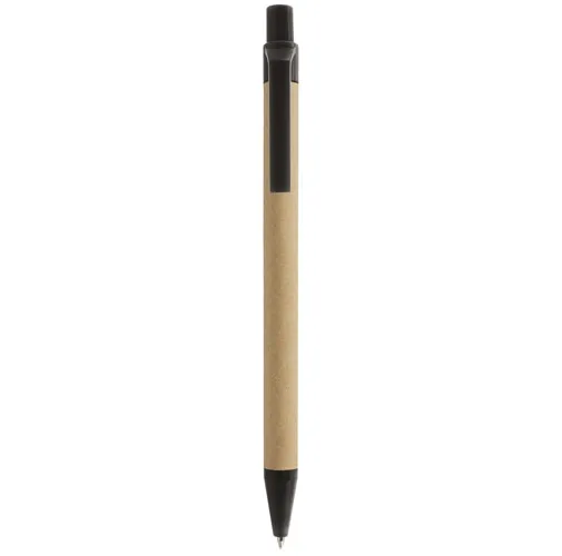 negro BOLIGRAFO CARTÓN RECICLADO KARL