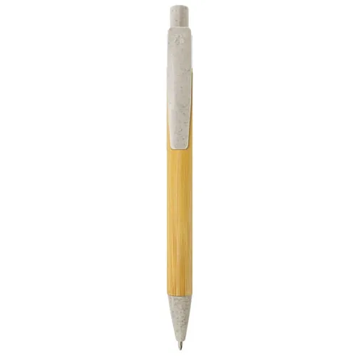 crudo BOLIGRAFO DE BAMBU Y FIBRA DE TRIGO TERRY