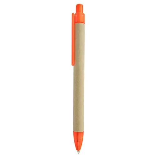 naranja BOLIGRAFO CARTON RONDO