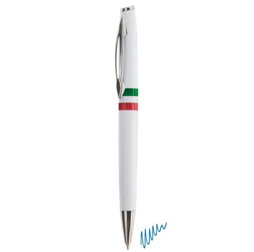 BOLIGRAFO METAL/PLASTICO BANDERA ITALIA 