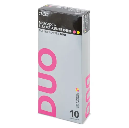 MARCADOR DOBLE FUCSIA/AMARILLO WICKY