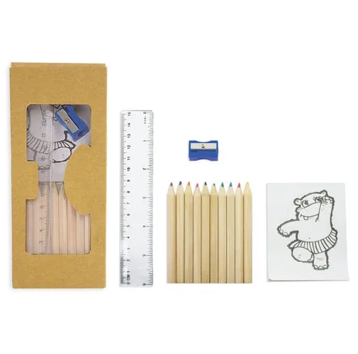 s/c SET LAPICES+LIBRO PINTURA+ACCESORIOS ZAFIR