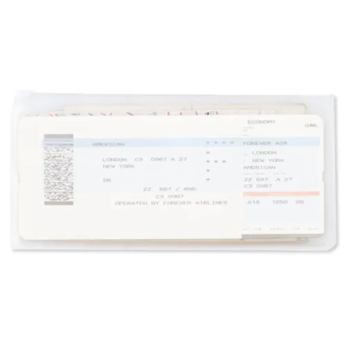 BOLSA ECO VIAJE TRANSPARENTE 