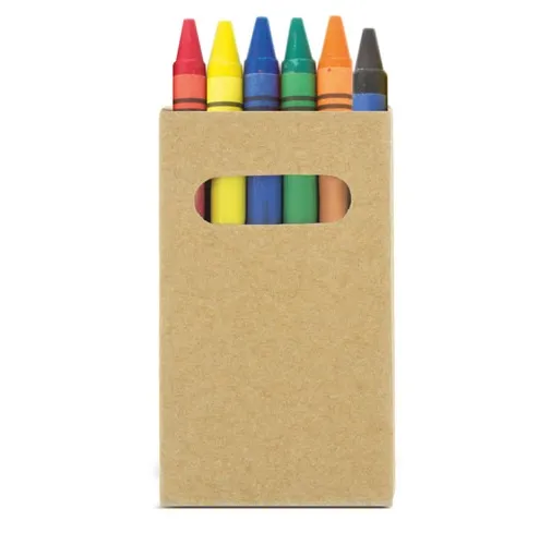 CAJITA CERAS 6 COLORES PIXI