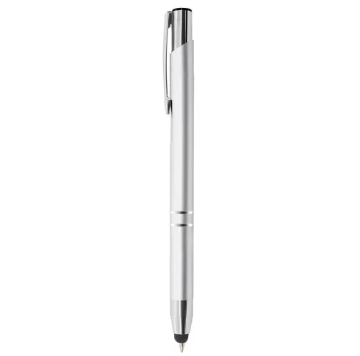 plata BOLIGRAFO METÁLICO AUTOMÁTICO CON PUNTERO DENVER