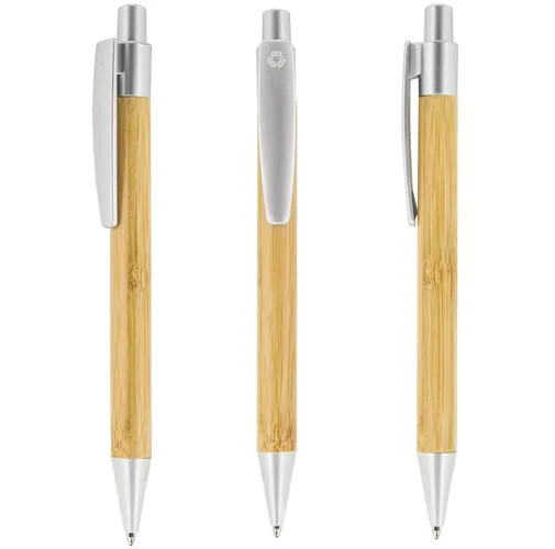 BLOC BAMBU CON BOLIGRAFO NATURE