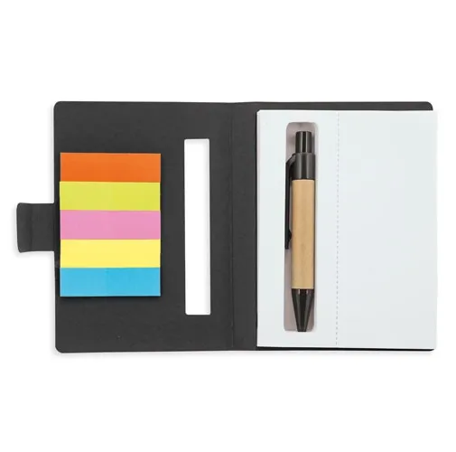 LIBRETA RECICLADA STILY NEGRA