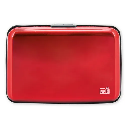 rojo TARJETERO ACORDEON RFID MORGAN