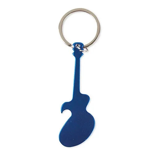 LLAVERO ALUMINIO GUITARRA AZ
