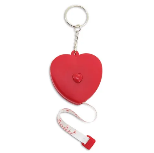 s/c LLAVERO CINTA METRICA CORAZON