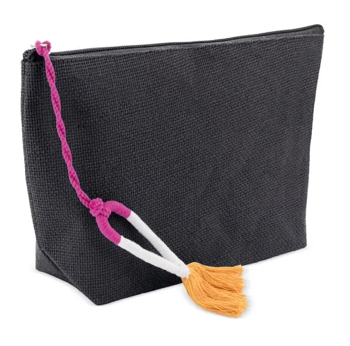 negro NECESER JUTE LAMINADO LIPY