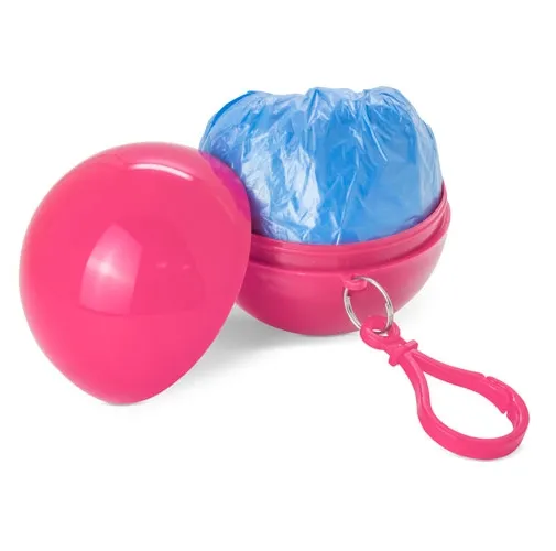 fucsia PONCHO LLUVIA PLEGABLE CHUBI