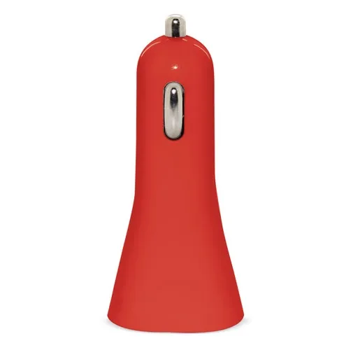 rojo CARGADOR DE COCHE DOBLE USB VERDE