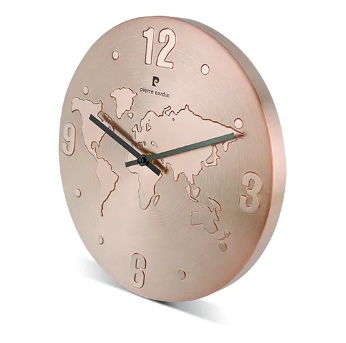 RELOJ MUNDI MAPA PIERRE CARDIN