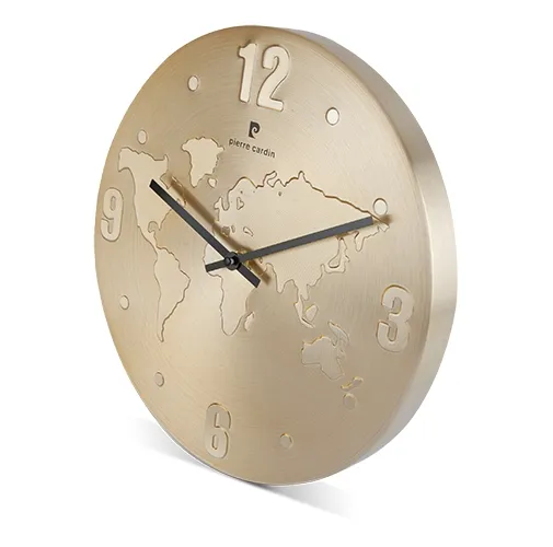 RELOJ MUNDI MAPA PIERRE CARDIN