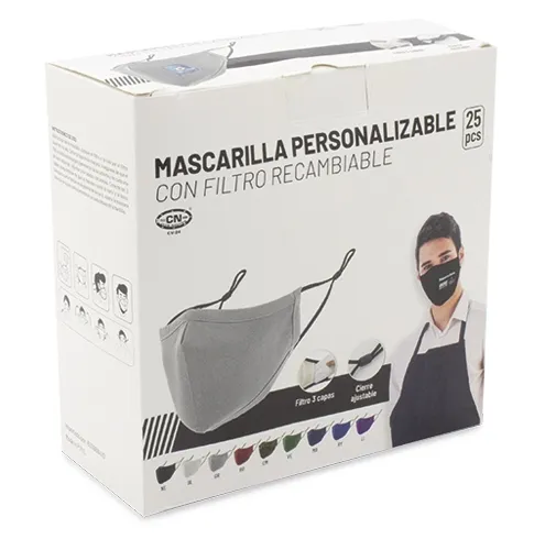 MASCARILLA CON FILTRO REUTILIZABLE ESPAÑA