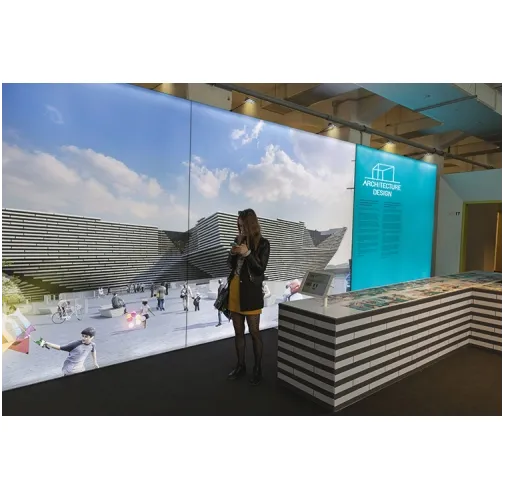 POP UP VELCRO 3x3 CON TROLLEY SHOWROOM