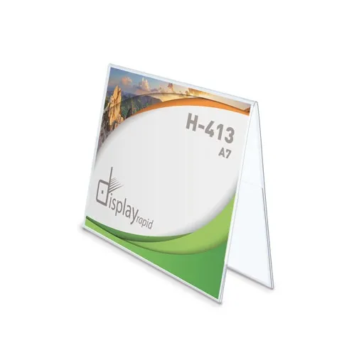 PORTAGRAFICA PVC DUO HORIZONTAL A7 