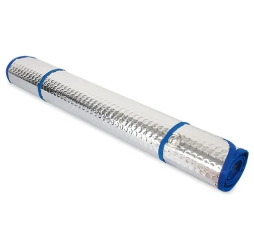 azul PARASOL METALICO COCHE 2 CARAS RIBETE VERDE