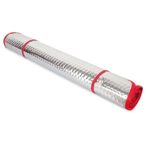 rojo PARASOL METALICO COCHE 2 CARAS RIBETE VERDE