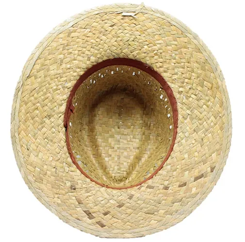 SOMBRERO PAJA VERDE CINTA INTERIOR PAULO