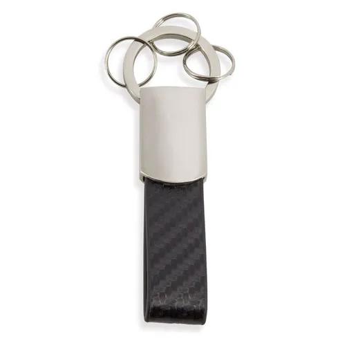 LLAVERO METALICO CARBON FIBER