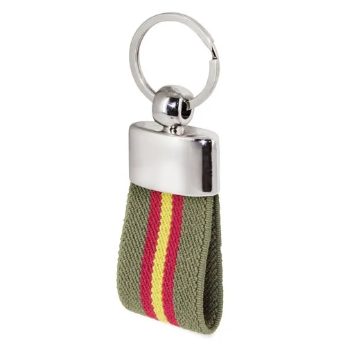 verde militar LLAVERO CINTURON BANDERA DEREX