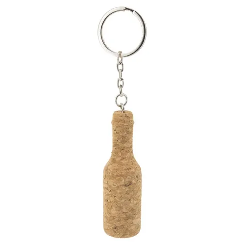 LLAVERO CORCHO BOTELLA TRIDIMENSIONAL 