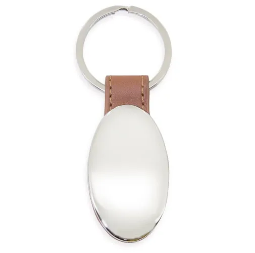 LLAVERO METALICO OVALADO NE